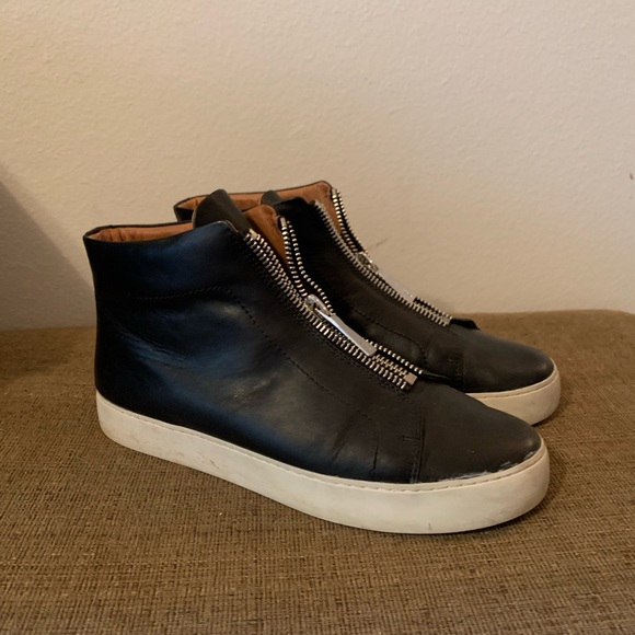 Lightly worn Frye Lena Zip High - Picture 1 of 7